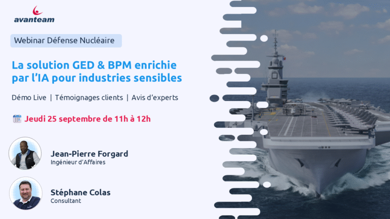 La solution GED & BPM enrichie par l'IA pour les industries sensibles